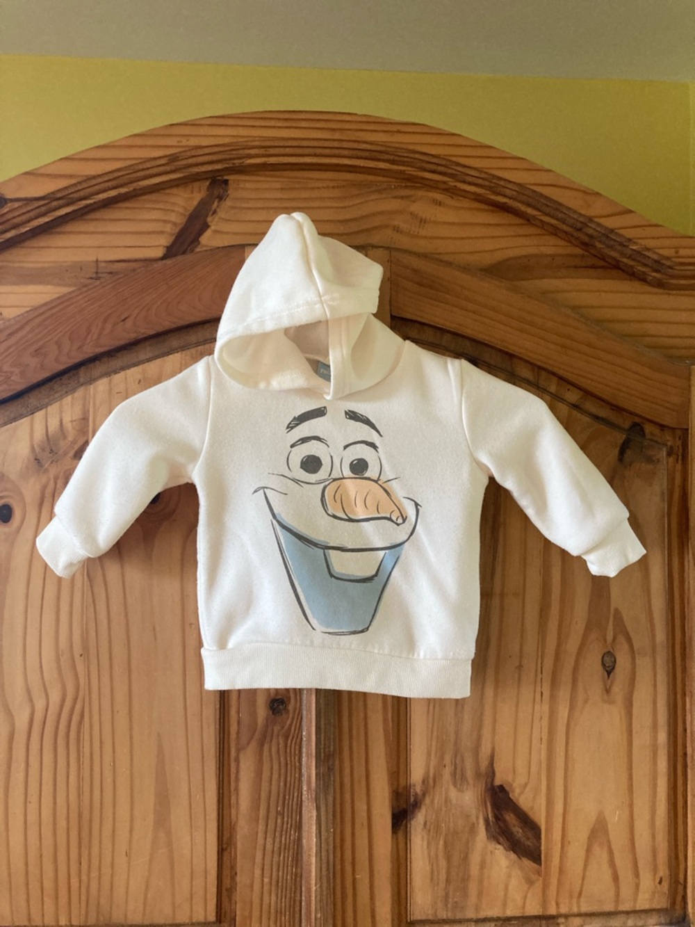 Kids Frozen Olaf white snowman hoodie sweatshirt size 2T